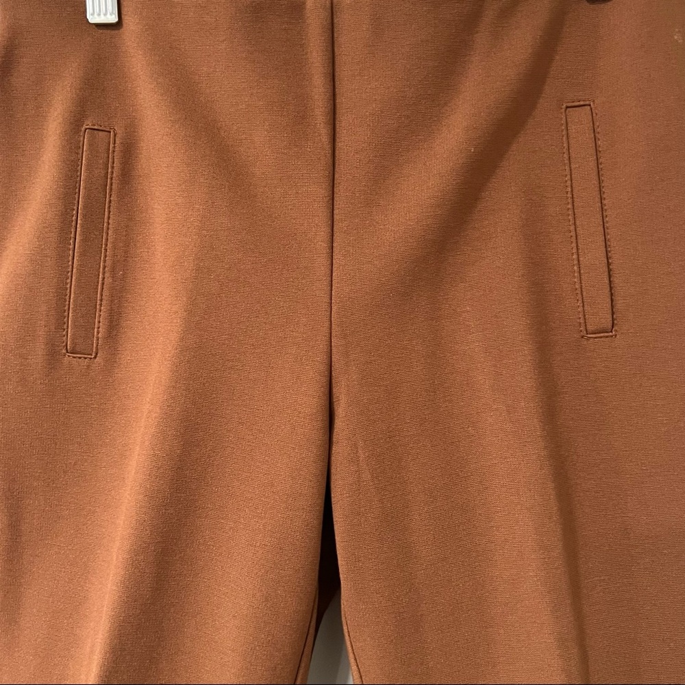 Chico's Petite Brevity Brown Juliet Ankle Pants .5 / S / 6 Petite - Picture 4 of 6
